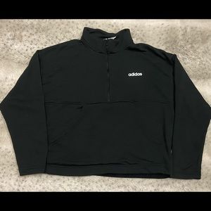 Adidas Cropped Half-Zip Pullover